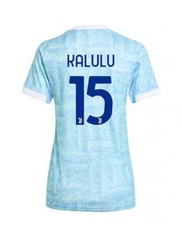 Juventus Pierre Kalulu #15 Zenski Gostujuci Dres 2025-26 Kratak Rukavima Juventus Pierre Kalulu #15 Zenski Gostujuci Dres 2025-26 Kratak Rukavima